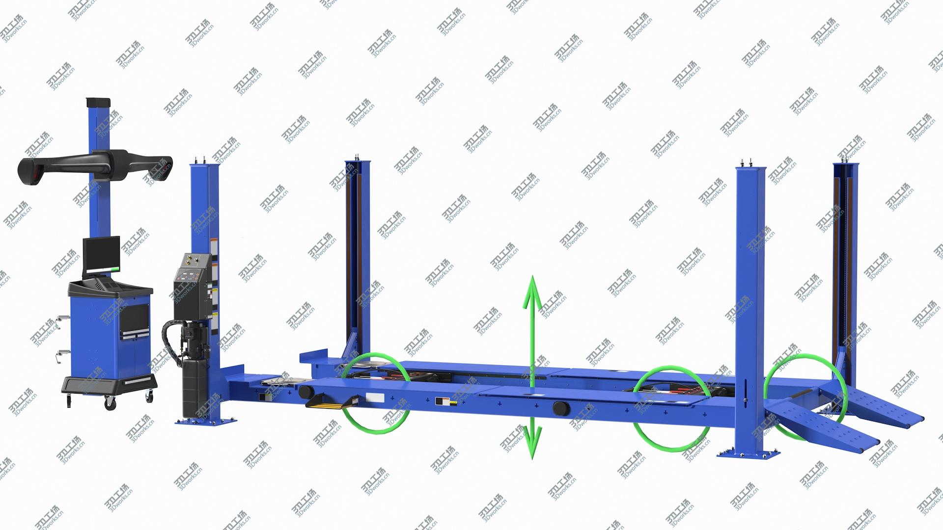 images/goods_img/202104094/3D Wheel Aligner Car Equipment with Lift Rigged/2.jpg